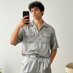 Exclusive Balmain Shimmering Satin Set