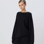 سويت شيرت واسع برقبة دائرية